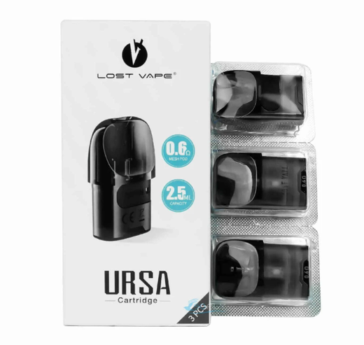 Картриджі LOST VAPE Ursa Nano 0.6 Ом об'ємом 2.5 мл