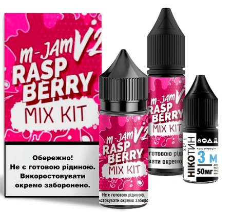 Набір M-JAM V2 30мл 50мг Raspberry (Малина)