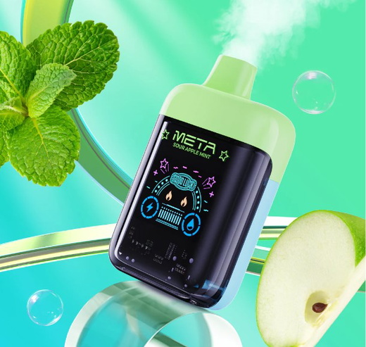 Одноразка Meta Lucky 20000 Sour Apple Mint (Яблуко М'ята)