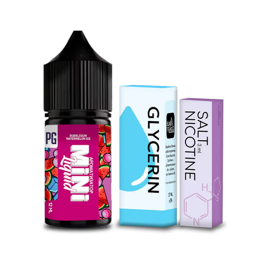 Набір Mini Liquid Bubblegum Watermelon Ice (Кавунова жуйка Лід) 30 мл 50 мг