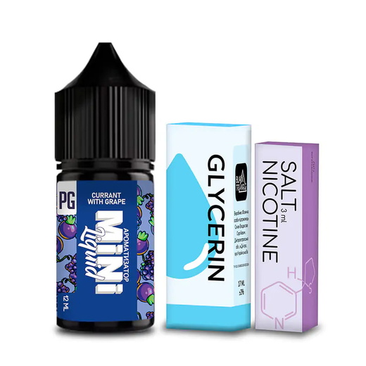 Набор Mini Liquid Currant With Grape (Смородина Виноград) 30 мл 30 мг