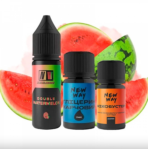 Набір New Way 15 мл 60 мг Double Watermelon (Подвійний кавун)