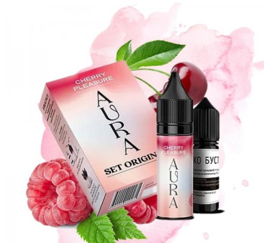 Набор Aura Original Cherry Pleasure (Вишня Малина) 15 мл 30 мг