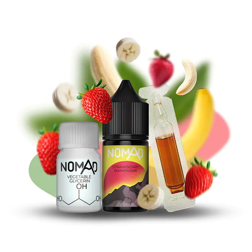 Набор Nomad Strawberry bananana (Клубника Банан) 30 мл 50 мг