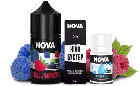 Набор Nova Double Raspberry (Двойная Малина) 30 мл 50 мг