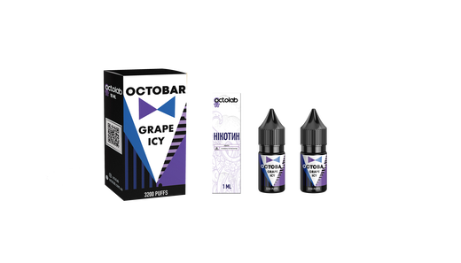 Набір Octobar Classic 10 мл Grape Icy (Виноград Лід)