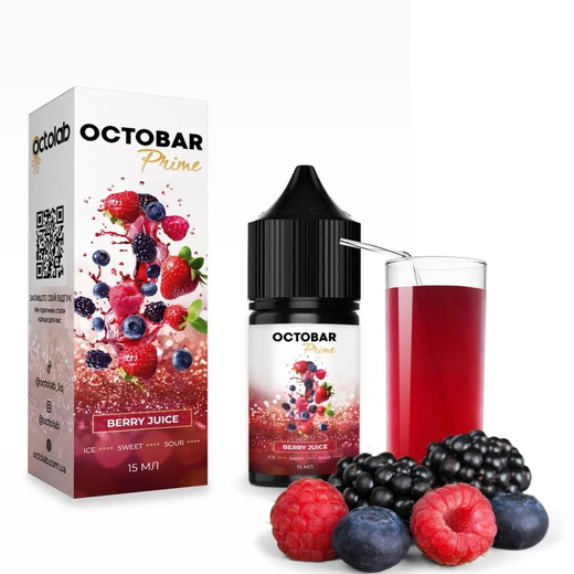 Набор Octobar Prime Berry Juice (Ягодный сок) 30 мл 50 мг