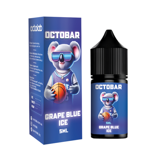 Набір сольової рідини Octobar NFT Grape Blue Ice (Виноград Чорниця Лід) 10 мл 50 мг