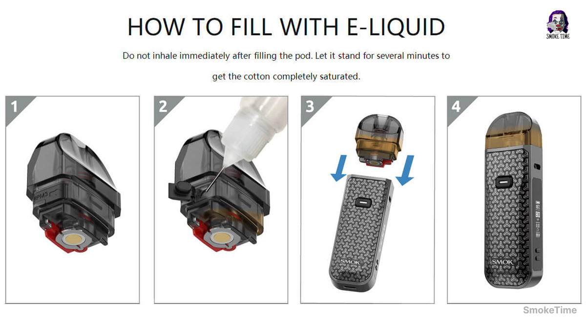 Pod-система Smok Nord 5 Cartridge 3