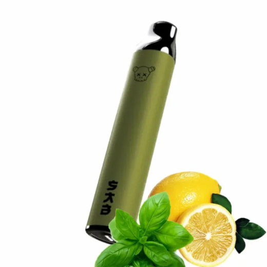 Одноразка SAB 1500 Basil Lemon 44 (Лимонний Базилік)