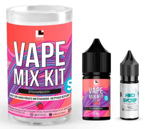 Набір Vape Mix Kit 30 мл Strawberry (Полуниця)