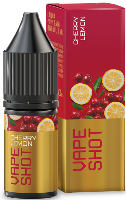 Жидкость Vape Shot Cherry Lemon (Вишня лимон) 10 мл 65 мг