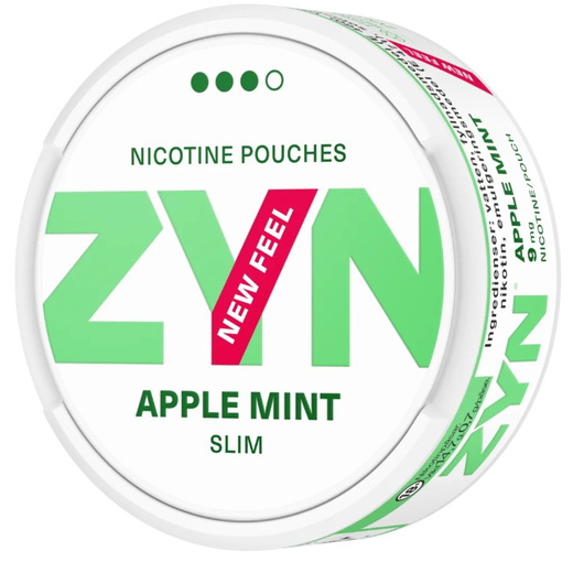 ZYN Slim Apple Mint Strong 9mg (Яблоко Мята)