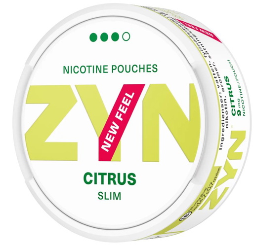 ZYN Slim Citrus Strong 9mg (Цитрус)