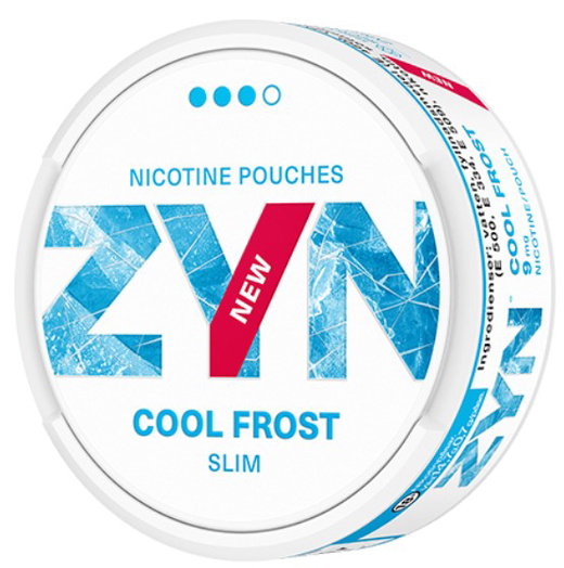 ZYN Slim Cool Frost Strong 9mg (М'ята з холодком)