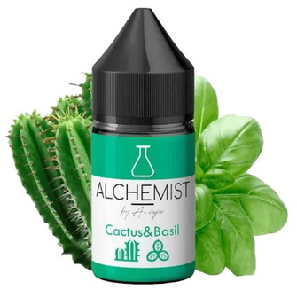 Солевая жидкость Alchemist Cactus&Basil (Кактус Базилик) 30 мл 35 мг