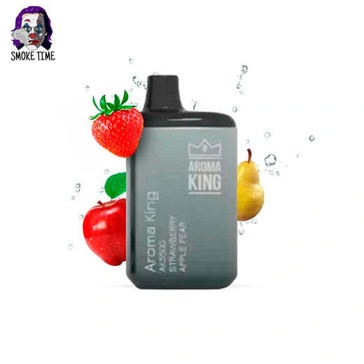 Одноразовий Pod Aroma King 5500 Strawberry Apple Pear (Полуниця Яблуко Груша) 5%