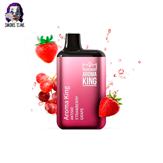 Одноразовый Pod Aroma King 5500 Strawberry Grape (Клубника Виноград) 5%