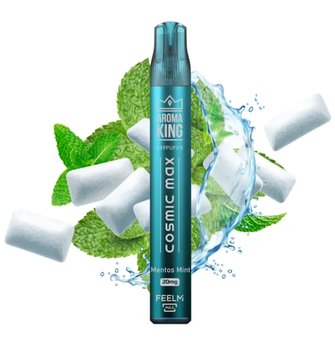 Одноразка Aroma King Cosmic Max 999 Mentos Mint (М’ятний Ментос)