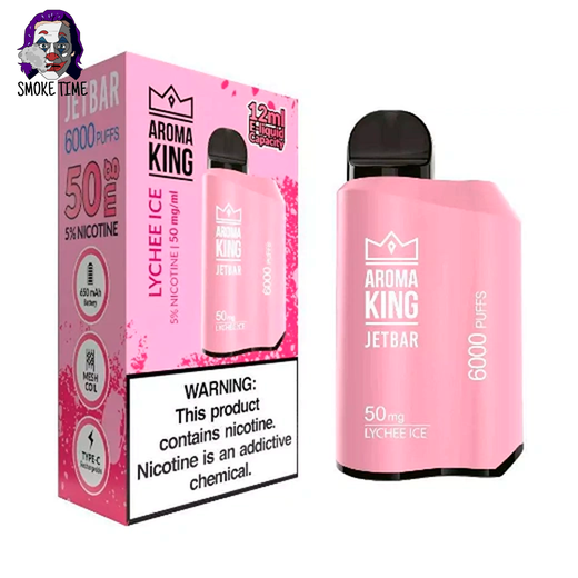 Одноразовый POD Aroma King JetBar 6000 Lychee Ice 5% (Личи со льдом)