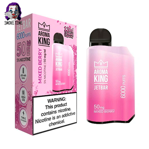 Одноразовый POD Aroma King JetBar 6000 Mixed Berry 5% (Микс ягод)