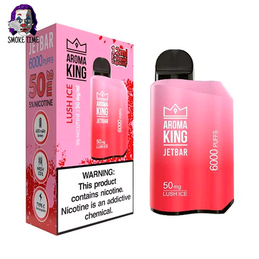 Одноразовий POD Aroma King JetBar 6000 Watermelon Ice 5% (Кавун з льодом)