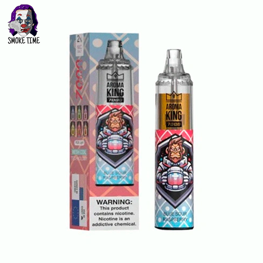 Одноразовый POD Aroma King Tornado 7000 Blue Raspberry 5% (Голубая малина)