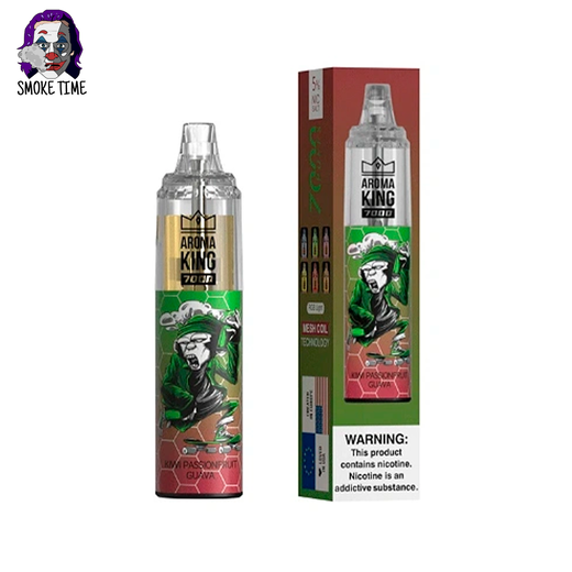 Одноразовий POD Aroma King Tornado 7000 Kiwi Passion Fruit Guava 5% (Ківі з маракуею та гуавою)