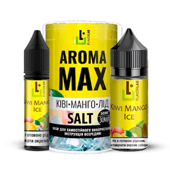 Набор Aroma MAX без никотина Kiwi Mango Ice (Киви Манго Лёд) 30мл