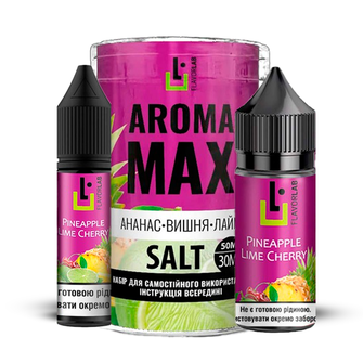 Набір Aroma MAX без нікотину Pineapple Cherry Lime (Ананас Вишня Лайм) 30мл