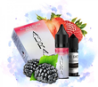 Набор Aura Original Straw & Black Berries (Клубника Ежевика) 30 мл 50 мг