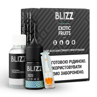 Набор солевой жидкости Blizz 30 мл 25 мг Salt Exotic Fruits (Экзотические фрукты)