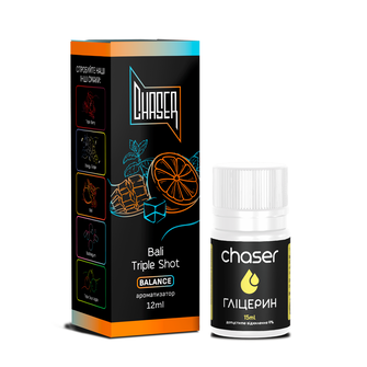 Набор Chaser Black без никотина Bali Triple Shot (Манго Апельсин Мята Маракуйя) 30 мл