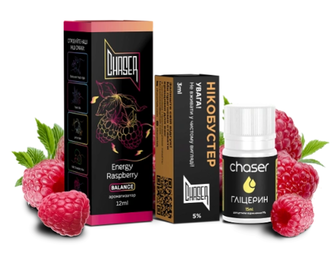 Набір Chaser Black Energy Raspberry (Енергетик з малиною) 30 мл