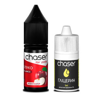 Набір Chaser For Pods без нікотину Apple (Яблуко) 10мл