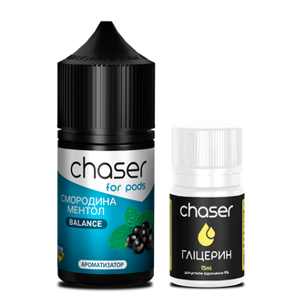 Набор Chaser For Pods без никотина Currant Mint (Смородина Мята) 30мл