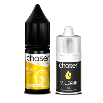 Набор Chaser For Pods без никотина Lemon (Лимон) 10мл