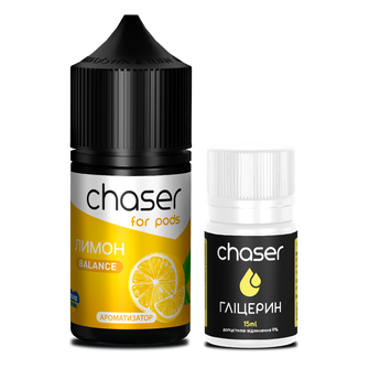 Набір Chaser For Pods без нікотину Lemon (Лимон) 30мл