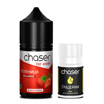 Набор Chaser For Pods без никотина Strawberry (Клубника) 30мл