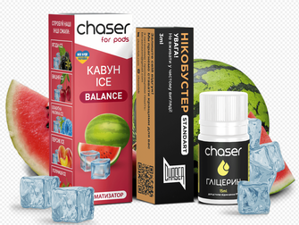 Набор Chaser For Pods Ice 10 мл Watermelon (Арбуз)