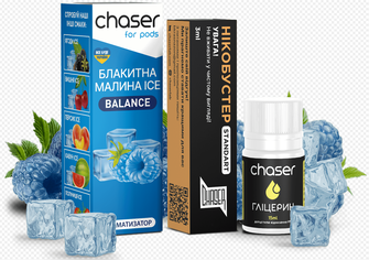 Набір Chaser For Pods Ice 30 мл Blue raspberry (Блакитна малина)