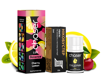 Набор солевой жидкости Chaser Lux Cherry Lemon (Вишня Лимон) 30 мл 50 мг