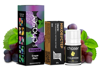 Набір Chaser Lux Grape Mint (Виноград М'ята) 30мл