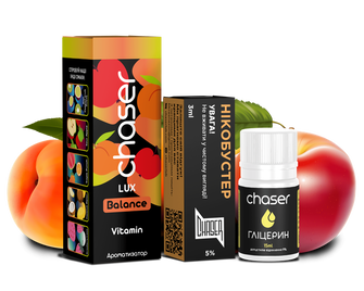 Набор солевой жидкости Chaser Lux Vitamin (Персик Яблоко) 30 мл 50 мг