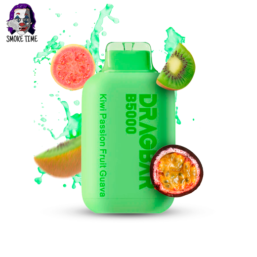 Одноразка DragBar B5000 Kiwi Passion Fruit Guava (Киви Маракуйя Гуава)