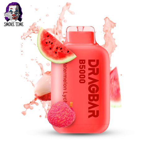 Одноразка DragBar B5000 Watermelon Lychee (Кавун Лічі)