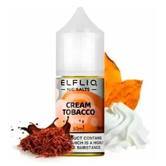 Сольова рідина Elf Bar Elf Liq 30 мл 50 мг Cream Tobacco (Крем Тютюн)