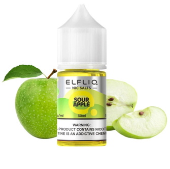 Рідина Elf Bar Elf Liq 30 мл 50 мг Sour Apple (Кисле яблуко)