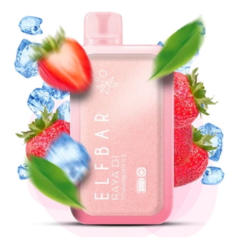 ELF BAR RAYA D1 Strawberry Ice (Полуниця Лід)