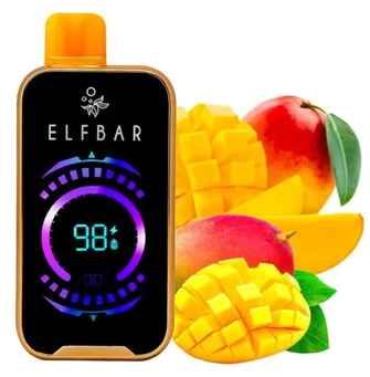 Одноразка ELF BAR RAYA D2 20 000 Double Mango (Двойное манго)